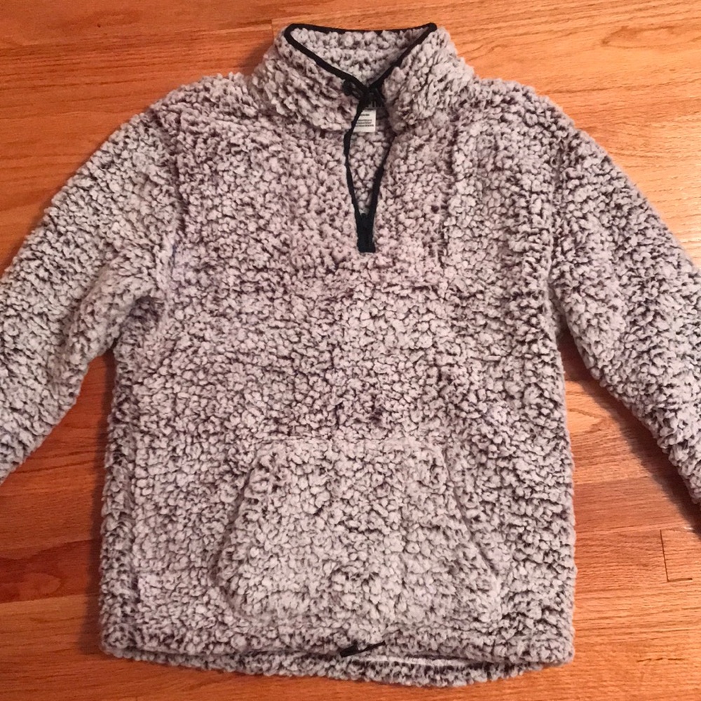 VS Pink Sherpa Quarter Zip